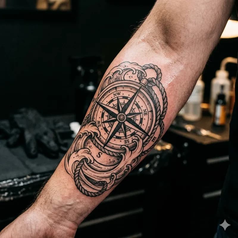 Peça de tatuagem personalizada